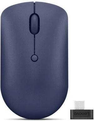 Мышь Lenovo 540 USB-C Wireless Compact темно-синий оптическая 2400dpi беспров. BT/Radio USB (GY51D20871)