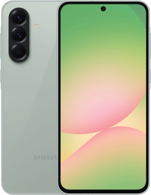 Смартфон Samsung SM-A566E Galaxy A56 5G 256Gb 8Gb зеленый моноблок 3G 4G 2Sim 6.7" 1080x2340 Android 15 50Mpix 802.11 a/b/g/n/ac/ax NFC GPS GSM900/1800 GSM1900 Protect