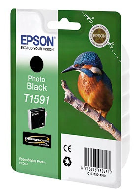 Картридж струйный Epson T1591 C13T15914010 фото черный (9100стр.) (17мл) для Epson St Ph R2000