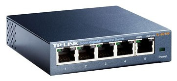 Коммутатор TP-Link TL-SG105 (L2) 5x1Гбит/с неуправляемый