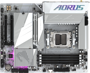 Материнская плата Gigabyte B650E AORUS ELITE X AX ICE SocketAM5 AMD B650 4xDDR5 ATX AC`97 8ch(7.1) 2.5Gg RAID+HDMI