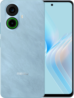 Смартфон Meizu M412H Note 21 Pro 256Gb 8Gb голубой моноблок 3G 4G 2Sim 6.78" 1080x2400 Android 14 64Mpix 802.11 a/b/g/n/ac NFC GPS GSM900/1800 GSM1900 microSD