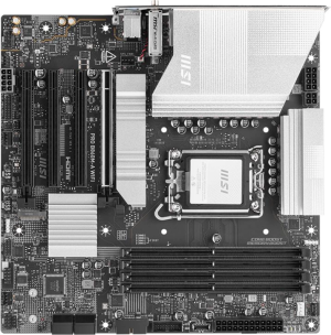 Материнская плата MSI PRO B860M-A WIFI Soc-1851 Intel B860 4xDDR5 mATX AC`97 8ch(7.1) 5Gigabit RAID+HDMI+DP