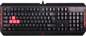 Клавиатура A4Tech Bloody Q100 черный USB Multimedia for gamer (Q100 USB)