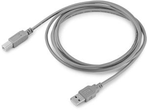 Кабель Buro USB A(m) USB B(m) 1.8м (BHP RET USB_BM18) серый (блистер)