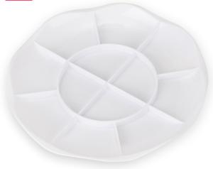 Палитра для смешивания красок Deli 68305 круглая D135мм