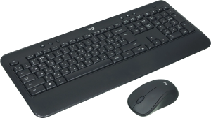 Клавиатура + мышь Logitech MK540 клав:черный мышь:черный USB беспроводная slim Multimedia (920-008686)