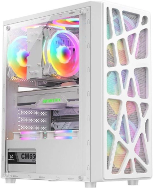 Корпус Formula Mana белый без БП ATX 4x120mm 2xUSB2.0 1xUSB3.0 audio bott PSU