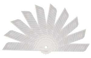 Лезвия для канцелярского ножа Deli E2017 шир.лез.18мм сталь (упак.:10шт) пласт.кор.