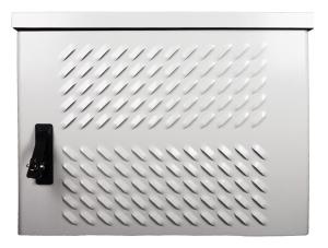 Шкаф коммутационный ЦМО (ШТВ-Н-18.6.3-4ААА) настенный 18U 600x330мм пер.дв.металл несъемн.бок.пан. 57кг серый IP65 уличный всепогодный