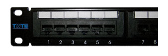 Патч-панель Lanmaster TWT-PP48UTP/6 19" 2U 48xRJ45 кат.6 UTP