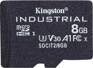 Флеш карта microSDHC 8GB Kingston SDCIT2/8GBSP Industrial V30 w/o adapter