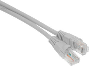 Патч-корд Buro UTP-5E-1M-G-LSZH UTP cat.5E 1м серый RJ-45 (m)-RJ-45 (m)