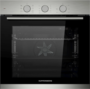 Духовой шкаф Электрический Kuppersberg HF 603 BX черный/нержавеющая сталь