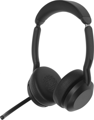 Наушники с микрофоном Jabra Evolve2 55 Link380c MS Stand черный накладные BT оголовье (25599-999-889)