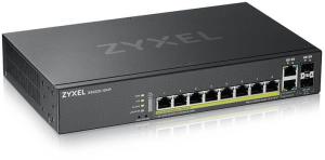 Коммутатор Zyxel GS2220-10HP-EU0101F (L2) 8x1Гбит/с 2xКомбо(1000BASE-T/SFP) 8PoE+ 180W управляемый