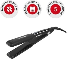 Выпрямитель Redmond HS1713 55Вт черный макс.темп.:230С покрытие:керамическое