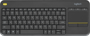 Клавиатура Logitech K400 Plus черный USB беспроводная (920-007173)
