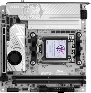 Материнская плата MSI MPG B850I EDGE TI WIFI SocketAM5 AMD B850 2xDDR5 mini-ITX AC`97 8ch(7.1) 5Gigabit RAID+HDMI