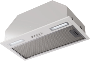 Вытяжка встраиваемая Lex Hyper 600 Inverter WH белый управление: кнопочное (1 мотор)