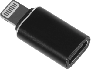 Переходник Buro BU-LIGHT-TYPEC(F) Lightning (m)-USB Type-C (F) черный