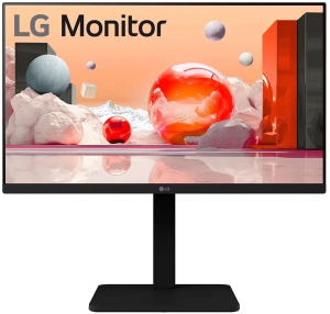 Монитор LG 23.8" 24BA550-B черный IPS LED 5ms 16:9 HDMI M/M матовая HAS 1300:1 250cd 178гр/178гр 1920x1080 100Hz VGA DP FHD 6.6кг