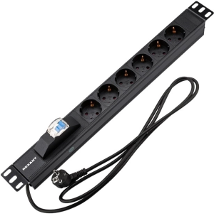 Блок распределения питания Rexant 04-0103-1 гор.размещ. 6xCEE7/4 базовые 16A CEE7/7 2м