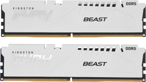 Память DDR5 2x16GB 6000MHz Kingston KF560C36BWE2K2-32 Fury Beast White Expo RTL Gaming PC5-48000 CL36 DIMM 288-pin 1.35В kit single rank с радиатором Ret