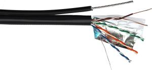 Кабель информационный Lanmaster TWT-5EFTP-UNV-TR кат.5E FTP 4 пары 24AWG PE внешний 305м черный