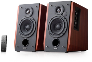 Колонки Edifier R1700BT 2.0 коричневый 66Вт BT