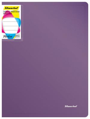 Папка с 60 прозр.вклад. Silwerhof Perlen 292961-73 A4 1мм карман сиреневый металлик