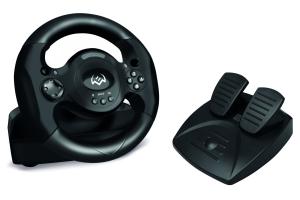 Руль Sven GC-W300 10кноп. (с педалями) черный