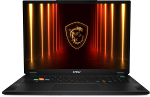 Ноутбук MSI Stealth HX AI A2XWIG-051RU Core Ultra 9 275HX 64Gb SSD2Tb NVIDIA GeForce RTX5080 16Gb 18" IPS UHD+ (3840x2400) Windows 11 Home black WiFi BT Cam (9S7-183341-051)