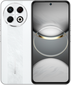 Смартфон Tecno Spark 30 Pro 128Gb 8Gb белый моноблок 3G 4G 2Sim 6.78" 1080x2436 Android 14 108Mpix 802.11 a/b/g/n/ac NFC GPS GSM900/1800 Protect FM microSD max1024Gb