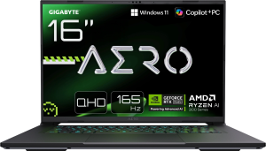 Ноутбук Gigabyte Aero X16 1WH Ryzen AI 7 350 32Gb SSD1Tb NVIDIA GeForce RTX5070 8Gb 16" IPS QHD+ (2880x1800) Windows 11 white WiFi BT Cam (1WH93KZC64DH)