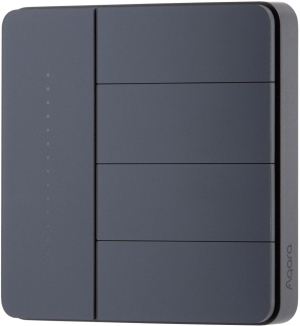 Умный выключатель Aqara Z1 Pro ZNQBKG43LM 2-хкл. графитовый (ZNQBKG43LM_GR)