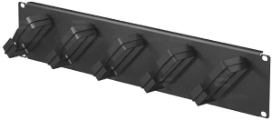 Кабельный органайзер горизонтальный C3 Solutions C3.OH1001 односторонний кольца 1U шир.:19" глуб.:60мм