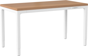 Стол для компьютера Cactus CS-ET-WWD с электроприводом столешница МДФ белый дуб молочный каркас белый 160x75x80см (CS-ET-WWD)