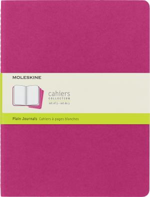 Блокнот Moleskine CAHIER JOURNAL CH023D17 XLarge 190х250мм обложка картон 120стр. нелинованный розовый неон (3шт)