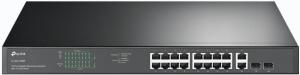 Коммутатор TP-Link TL-SG1218MP (L2) 18x1Гбит/с 2xКомбо(1000BASE-T/SFP) 16PoE+ 250W неуправляемый