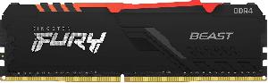 Память DDR4 32GB 3200MHz Kingston KF432C16BB2A/32 Fury Beast RGB RTL PC4-25600 CL16 DIMM 288-pin 1.35В dual rank Ret