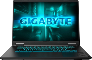 Ноутбук Gigabyte GAMING A16 GA63H Ryzen 7 260 16Gb SSD512Gb NVIDIA GeForce RTX 5060 8Gb 16" IPS FHD+ (1920x1200) FreeDOS black WiFi BT Cam (3VHK3KZ893SD)