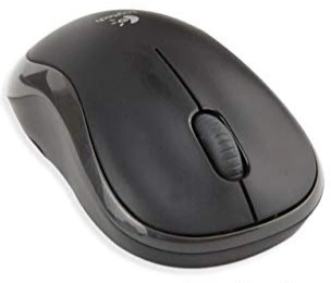 Мышь Logitech B175 черный оптическая 1000dpi беспров. USB для ноутбука 2but (910-004332)