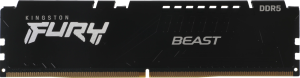 Память DDR5 8GB 6000MHz Kingston KF560C36BBE-8 Fury Beast Black Expo RTL Gaming PC5-48000 CL36 DIMM 288-pin 1.35В single rank с радиатором Ret
