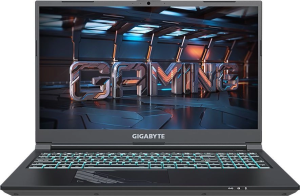 Ноутбук Gigabyte G5 Core i7 13620H 16Gb SSD512Gb NVIDIA GeForce RTX4050 6Gb 15.6" IPS FHD (1920x1080) FreeDOS black WiFi BT Cam (MF5-H2KZ353SD)