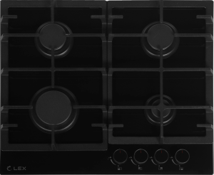 Газовая варочная поверхность Lex GVG 642A BBL черный