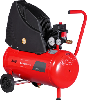 Компрессор поршневой Fubag OL 195/24 CM1.5 безмасляный 180л/мин 24л 1100Вт красный/черный