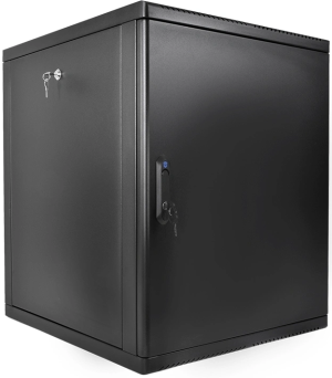 Шкаф коммутационный ЦМО (ШРН-М-15.500.1-9005) настенный 15U 600x520мм пер.дв.металл 130кг черный 456мм 23.94кг 180град. 745мм сталь