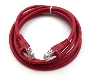 Патч-корд Buro UTP 4 пары cat.5E CCA molded 2м красный RJ-45 (m)-RJ-45 (m) (UTP-5E-2M-R)