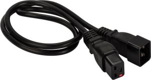 Шнур питания Lanmaster LAN-PP19L/20-3.0-BK C19-C20 проводник.:3x1.5мм2 3м 220В 16А черный